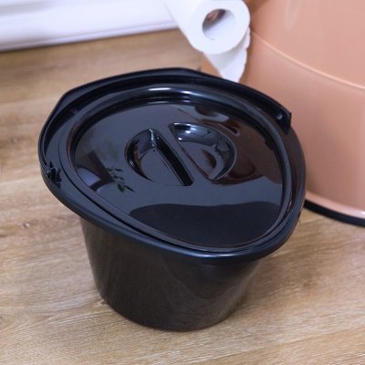 都小秀 移动马桶【豪华加高升级款】孕妇老人坐便器病人便携式塑料成人室内家用简易坐便椅 【棕色】