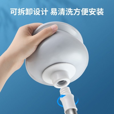 LYNN大吸力马桶疏通器 皮搋子 强力厕所疏通器马桶搋子马桶疏通浅灰色