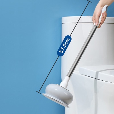 LYNN大吸力马桶疏通器 皮搋子 强力厕所疏通器马桶搋子马桶疏通浅灰色