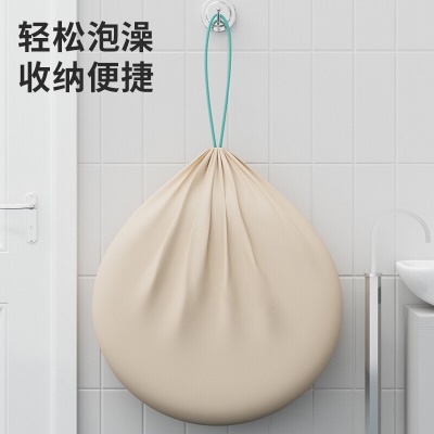 奔麦泡澡桶成人洗澡桶折叠浴桶家用婴儿童洗澡盆宝宝游泳桶洗澡神器 【免安装 加大】配保温盖+收纳袋