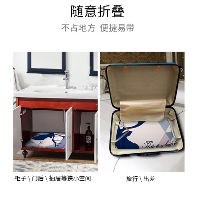 卡洛特（KLUOT） 泡澡桶 洗澡桶成人儿童可折叠免充气家用浴室沐浴桶大号浴盆加厚保温桑拿浴箱汗蒸箱 洗澡桶【森林鹿70*65】