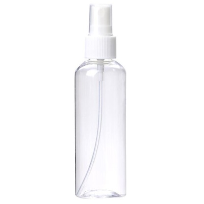 赫孜酒精迷你喷瓶消毒喷雾瓶分装瓶细雾小喷瓶喷水喷雾器补水喷壶 透明色 5个装50毫升