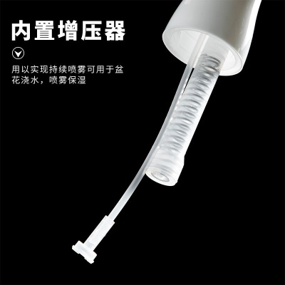 家の物语家用消毒喷雾器日本高压喷雾瓶酒精消毒液小喷壶防护喷雾枪雾化器 升级款白色300ml