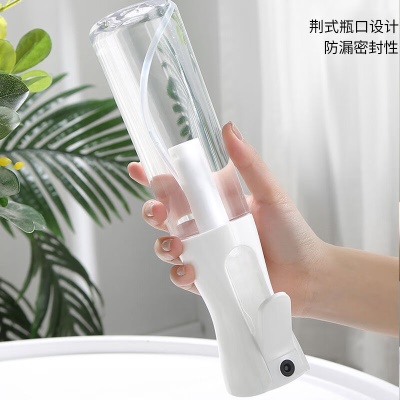 喷雾瓶 持续增压喷瓶细雾化妆喷雾补水空瓶清洁家用酒精消毒塑料瓶喷壶 透明瓶300ml 持续高压喷雾