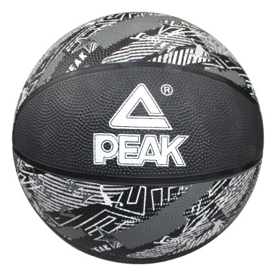 匹克（PEAK）室内外通用蓝球成人儿童比赛篮球 黑色 DQ112755