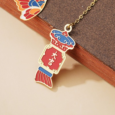 故宫文化   宫猫迎福金属书签  学生用品送同学送闺蜜送老师生日礼物  故宫博物院官方 戏雪款