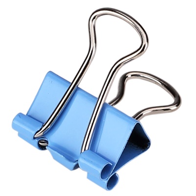 得力(deli)50只多规格票夹套装 彩色长尾夹/燕尾夹 中号+小号(25mm6只+19mm14只+15mm30只) 办公用品 8520