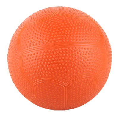 狂神 中考实心球 初中生实心球小学比赛橘黄色达标橡胶铅球 2KG公斤(中学考试)1042