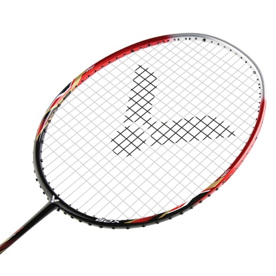 威克多VICTOR胜利羽毛球拍单拍全碳素进攻型经典CHA-9500D红色4U穿线