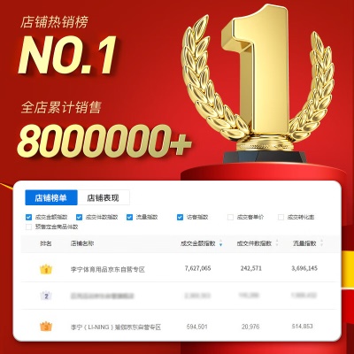 李宁瑜伽垫男士健身跳绳女隔音减震防滑加厚加宽仰卧起坐训练垫子静音锻炼专业毯子家用运动儿童舞蹈垫